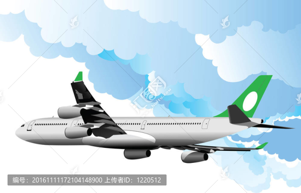 乘飛機(jī)。彩色空間