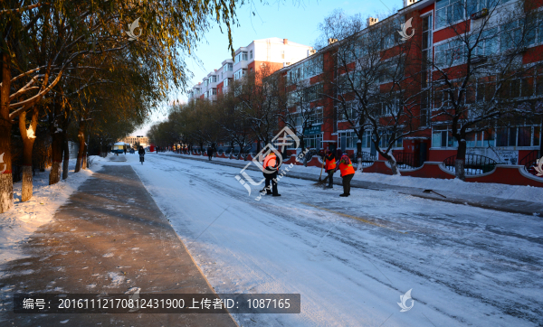 清雪的環(huán)衛(wèi)工