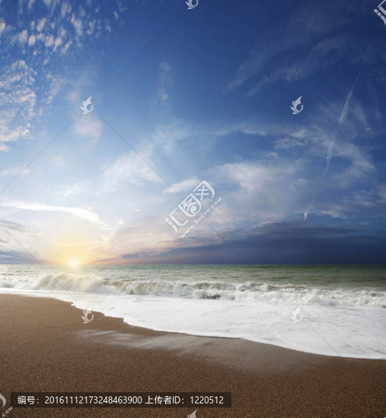 夏日美麗的海灘