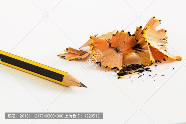 削尖的鉛筆屑