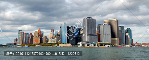 曼哈頓市市區(qū)天際線-紐約