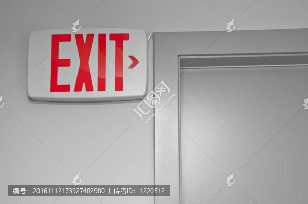樓梯出口標志