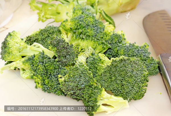 西蘭花切