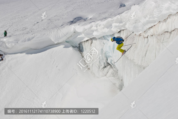 在山上