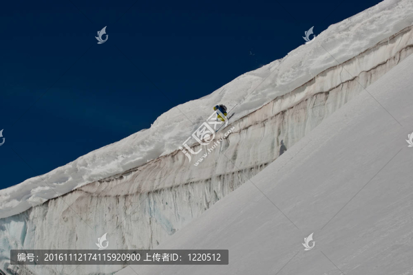 在山上