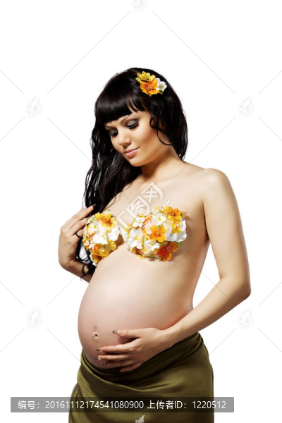 懷孕的女人