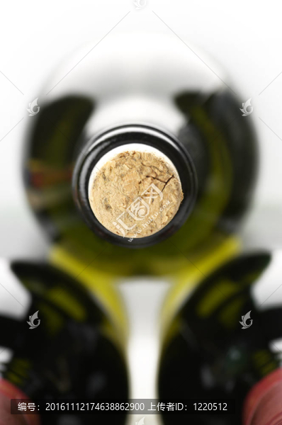 酒瓶的特寫