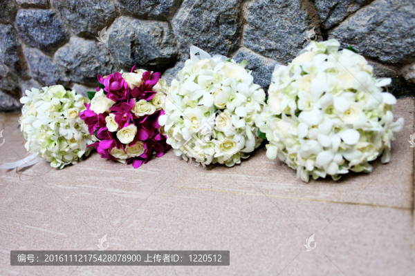 婚禮花束。