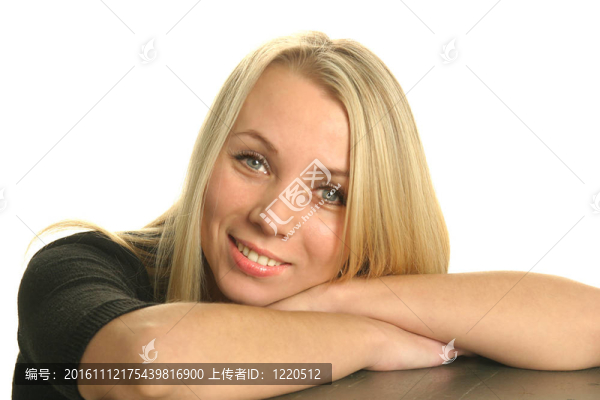 苗條的女孩。