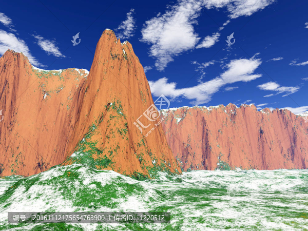 美麗的冬季景觀