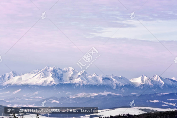 歐洲高山。