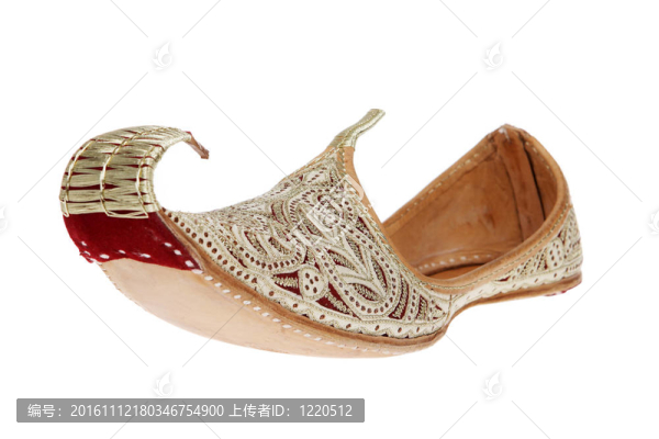 傳統(tǒng)的阿拉伯鞋白色