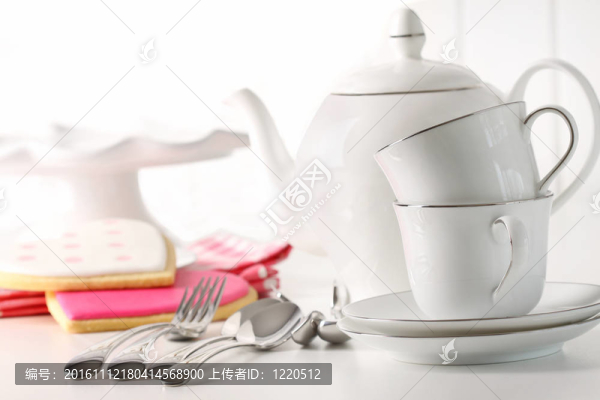 茶杯和情人節(jié)曲奇