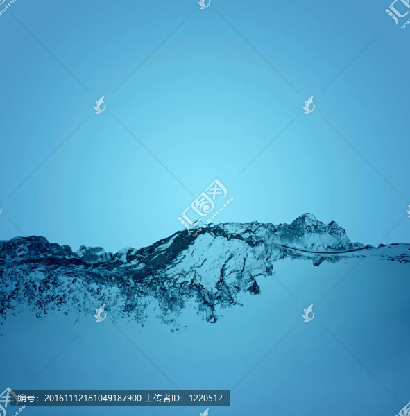 藍色的水