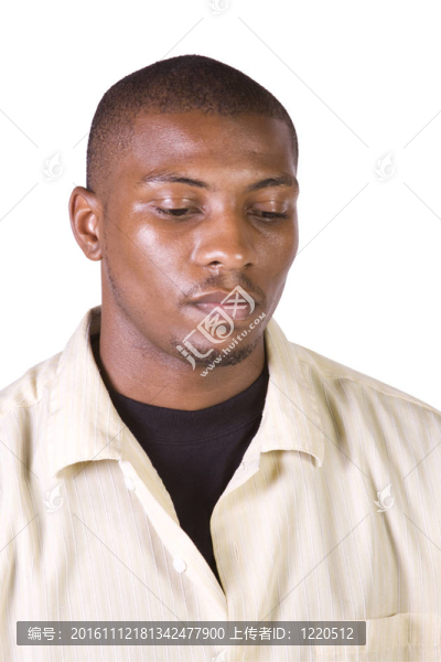英俊的非洲裔美國商人