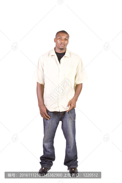 Casua,Black男子冒充站立