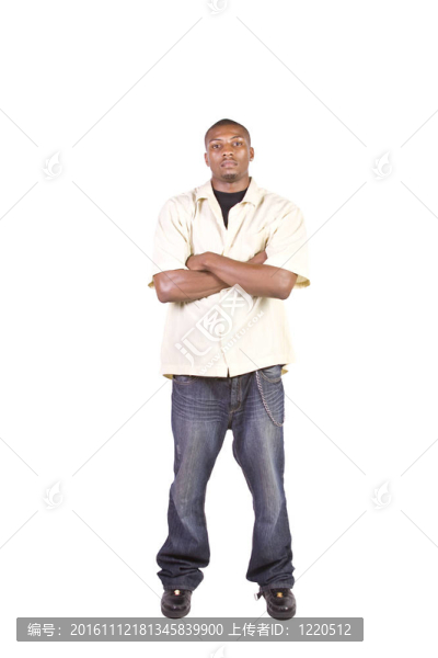 Casua,Black男子冒充站立