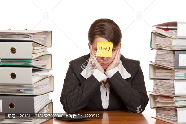 商業(yè)女人需要幫助。