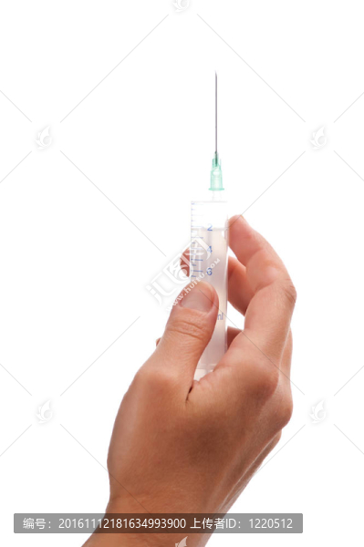 注射器在手