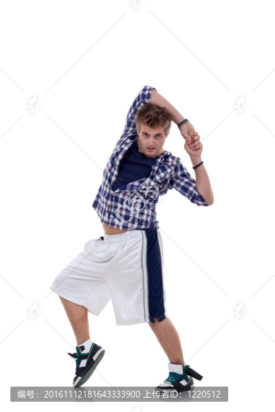 現(xiàn)代舞者的姿勢(shì)