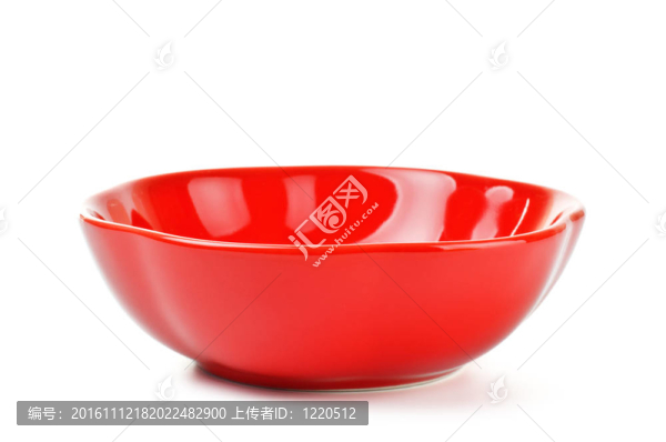 紅色的碗