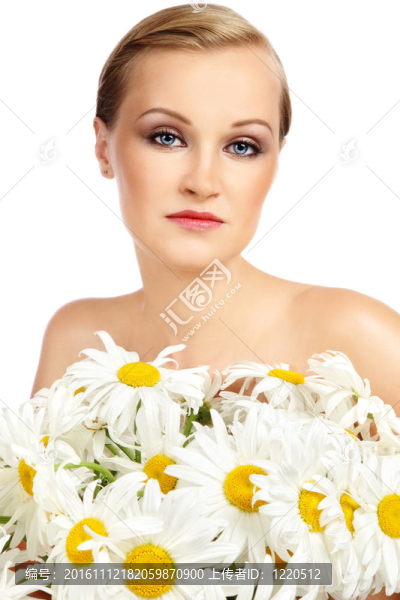 女人chamomiles