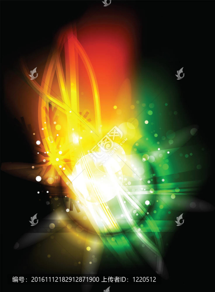 抽象發(fā)光背景