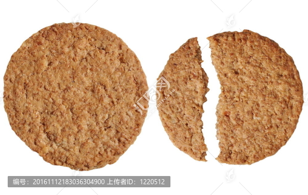 白色圓形餅干