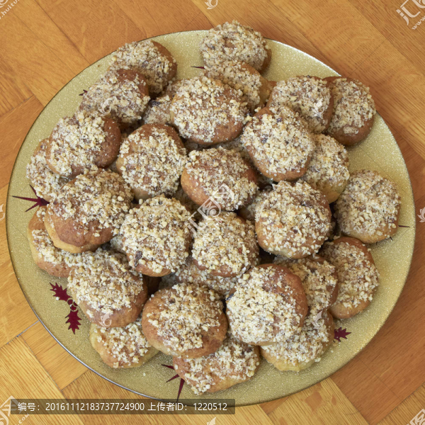 melomakarona；希臘傳統(tǒng)的圣誕餅干