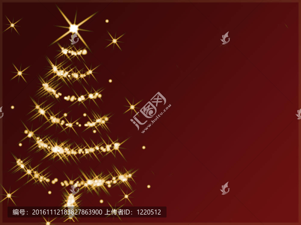 抽象的圣誕樹