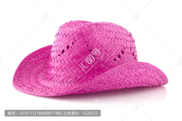 Pink,Straw的帽子