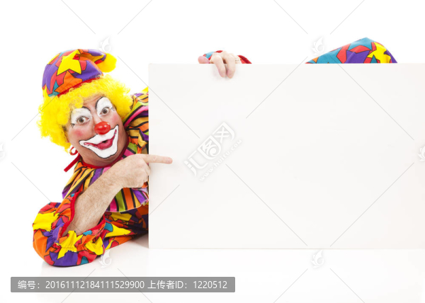 斜倚的小丑標志