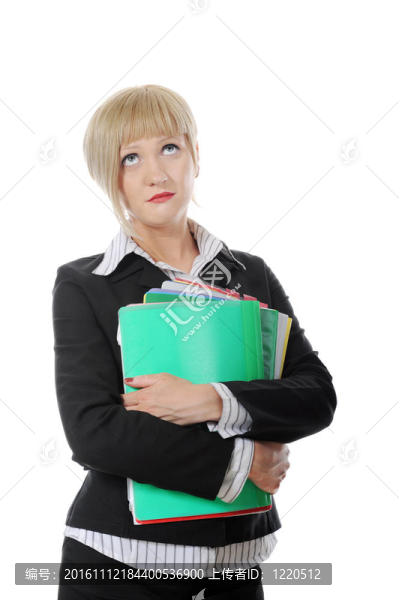 疲憊的女商人