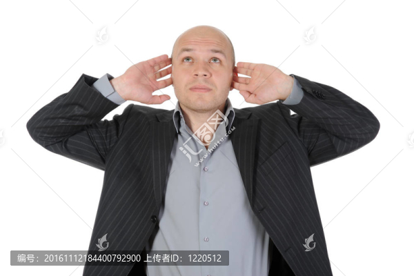 商人捂上耳朵-匯圖網(wǎng) www.fosd68.com 商人捂上耳朵