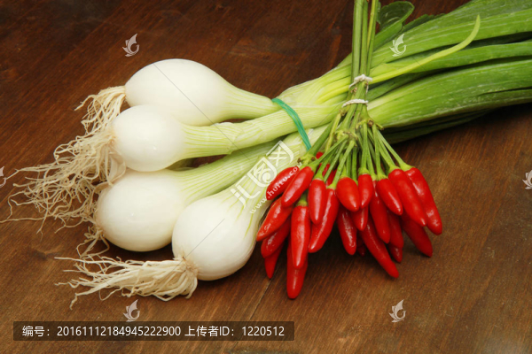 洋蔥和紅辣椒