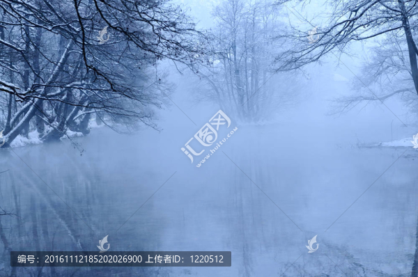 早晨一早在美麗的冬天