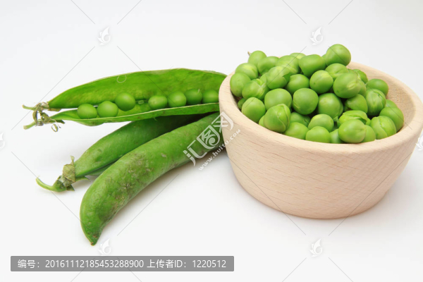 綠色的豌豆