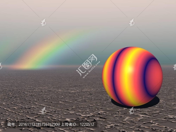 抽象多彩彩虹