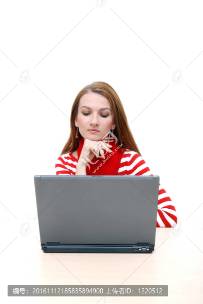 女商人在紅…
