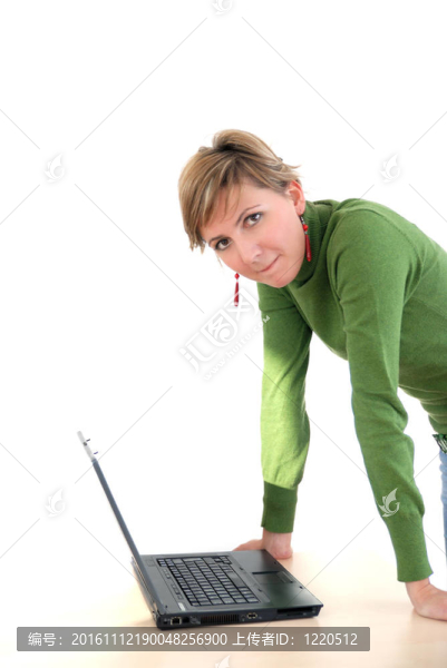 年輕的女商人