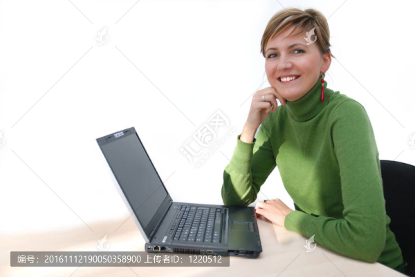 年輕的女商人