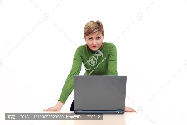 年輕的女商人