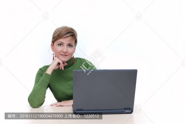 年輕的女商人