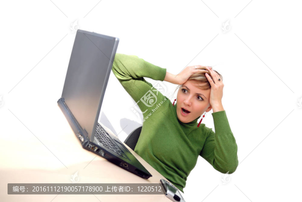 年輕的女商人