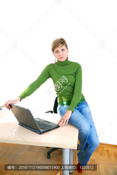 年輕的女商人