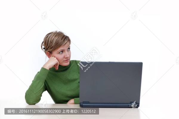 年輕的女商人