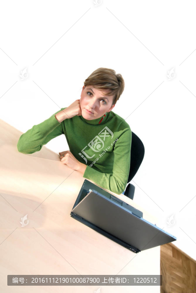 年輕的女商人