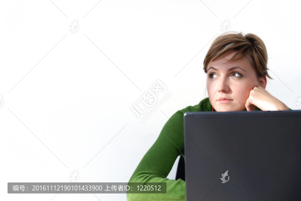 年輕的女商人