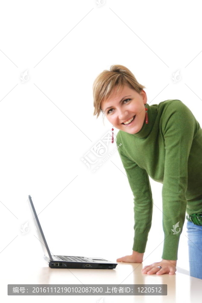 年輕的女商人