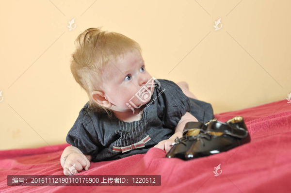 可愛的小寶寶特寫肖像